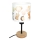 Brilagi - Gyermek asztali lámpa BOBO WOOD 1xE27/25W/230V tölgy/fekete/fehér/állatmintás