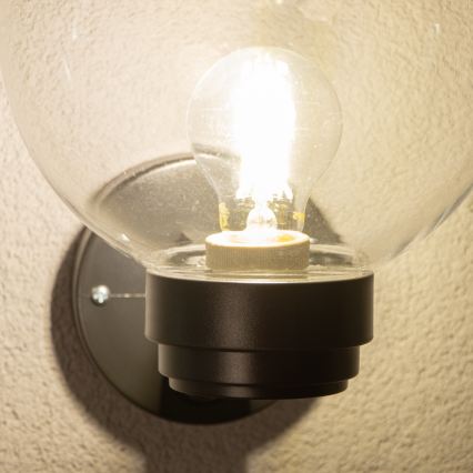 Brilagi - HARBOR kültéri fali lámpa 1xE27/40W/230V IP33 antracit/átlátszó
