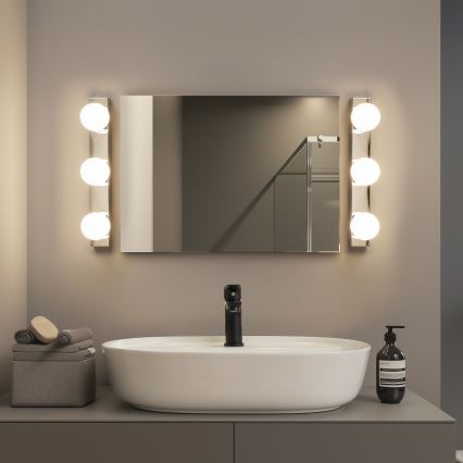 Brilagi - LED fürdőszobai tükörvilágítás HOLLYWOOD 3xLED/3W/230V 39 cm IP44 fényes króm