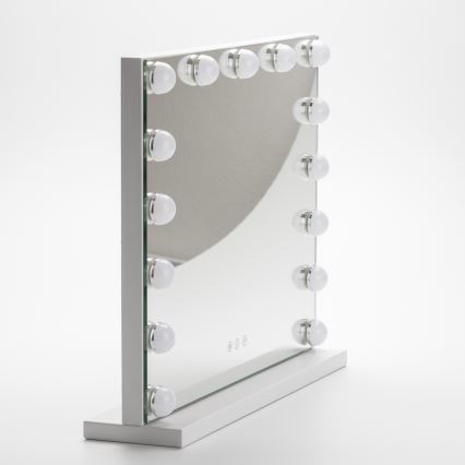 Brilagi - LED állítható fényerejű smink tükör HOLLYWOOD LED/15W/230V 3000/4000/6500K