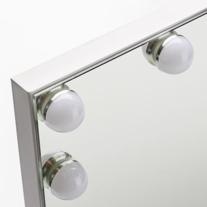 Brilagi - LED állítható fényerejű smink tükör HOLLYWOOD LED/15W/230V 3000/4000/6500K