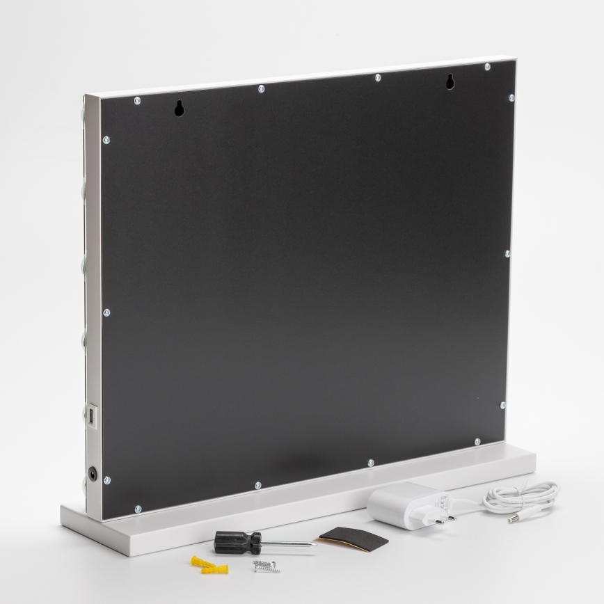 Brilagi - LED állítható fényerejű smink tükör HOLLYWOOD LED/15W/230V 3000/4000/6500K