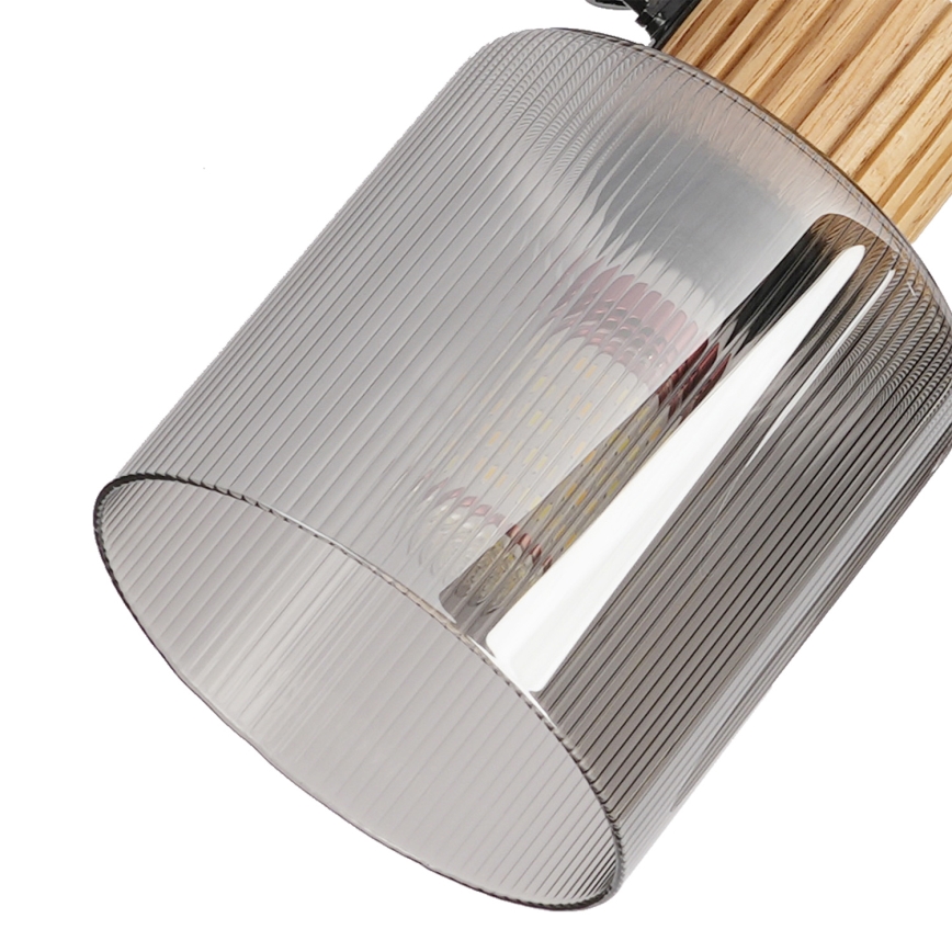 Brilagi - HYGGE spotlámpa 2xE14/15W/230V fa/füstszínű