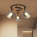 BRILAGI - HYGGE spotlámpa 3xE14/15W/230V fa/füstszínű