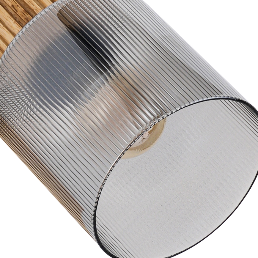 Brilagi - HYGGE spotlámpa 4xE14/15W/230V kaucsukfa/füstszínű