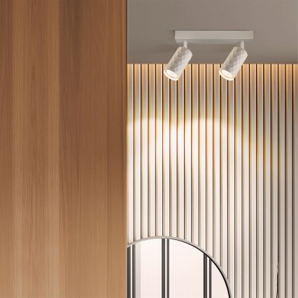 Brilagi - Irányítható spotlámpa SELE DIAMANT 2xGU10/30W/230V fehér