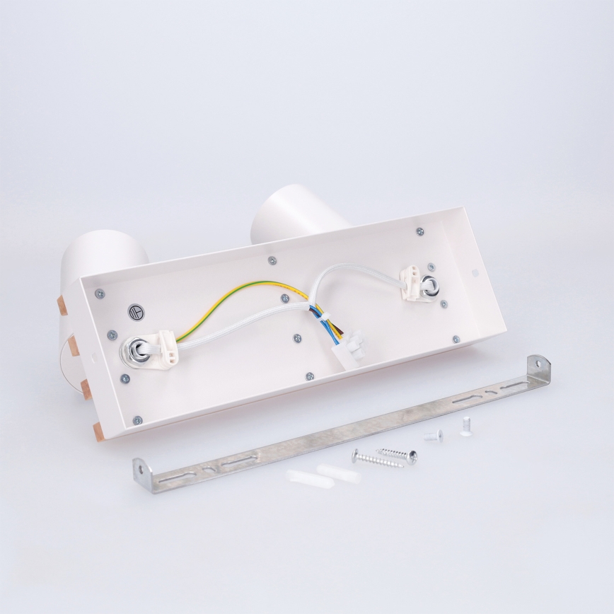 Brilagi - Irányítható spotlámpa SELE WOOD ACOUSTIC 2xGU10/30W/230V fehér/fa