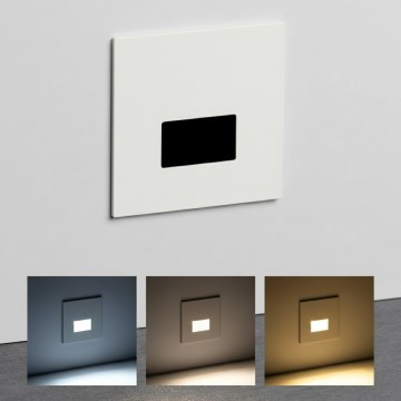 Brilagi - JACK LED lépcsővilágító, 3W, 230V, 3000/4000/6500K, IP65, fehér