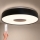 Brilagi - JAMIS dimmelhető LED mennyezeti lámpatest LED/48W/230V 3000-6500K átm. 39 cm fekete + távirányító