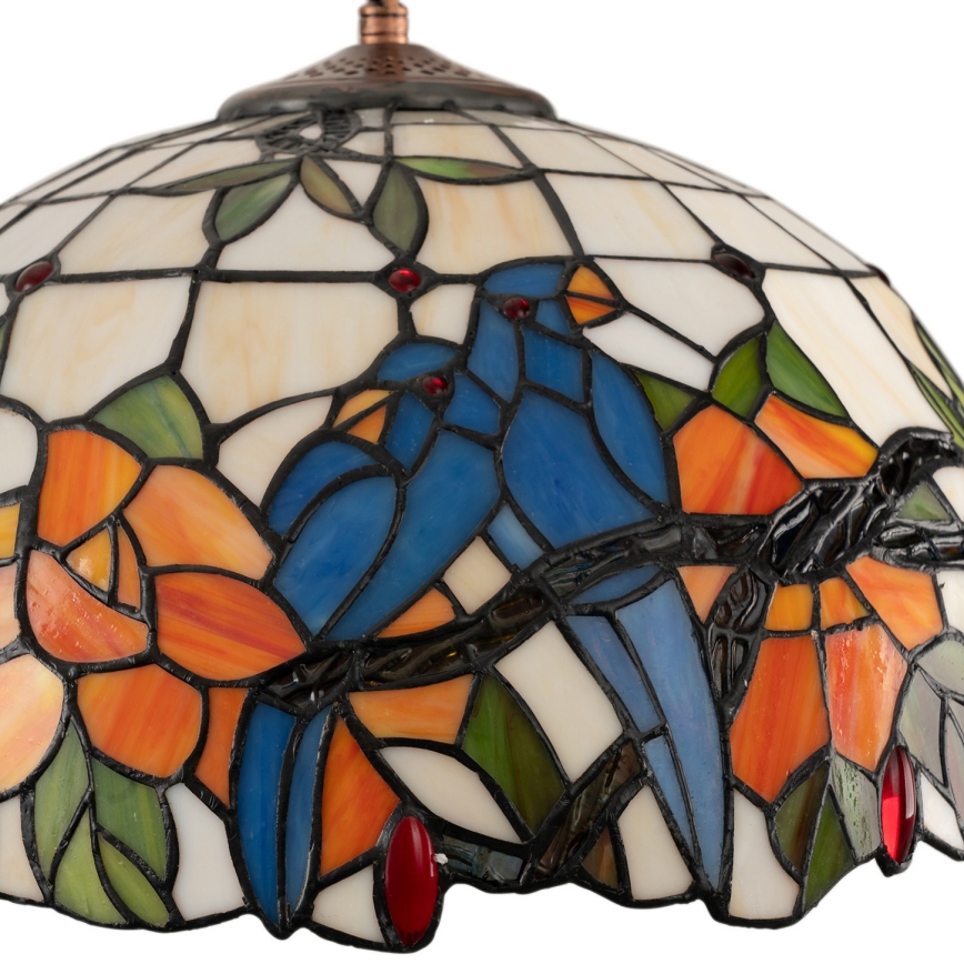 Brilagi - JUNGLE Tiffany-stílusú vitrázs csillár láncon 1xE27/60W/230V Ø 40 cm