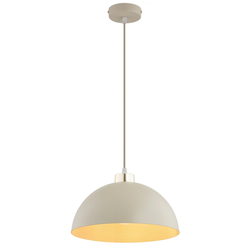 Brilagi - Kábelcsillár MOON 1xE27/60W/230V Ø 30 cm bézs/arany
