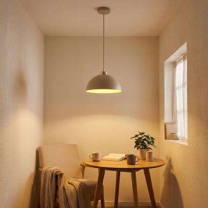 Brilagi - Kábelcsillár MOON 1xE27/60W/230V Ø 30 cm bézs/arany