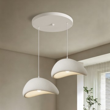 BRILAGI - Kábelen függő csillár WABI SABI 2xE27/60W/230V fehér