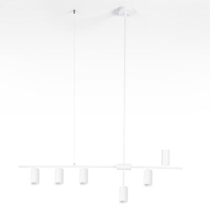 Brilagi - Kábeles csillár CRANE 6xGU10/30W/230V fehér