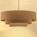 Brilagi - kábeles csillár LUNETA 3xE27/60W/230V átm. 80 cm bézs/arany