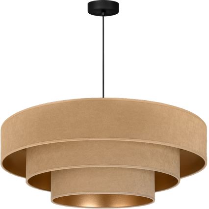Brilagi - kábeles csillár LUNETA 3xE27/60W/230V átm. 80 cm bézs/arany