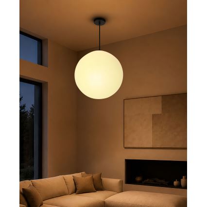 BRILAGI - Kábeles csillár POLOS 1xE27/40W/230V átmérő 40 cm fekete