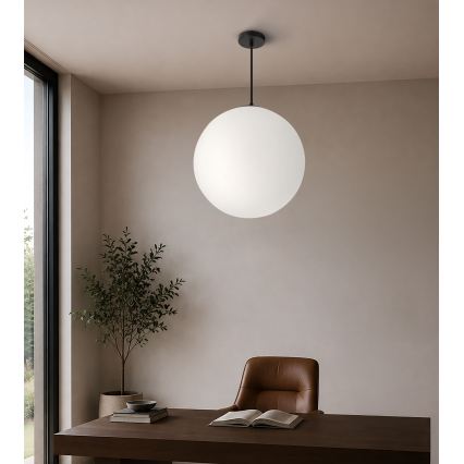 BRILAGI - Kábeles csillár POLOS 1xE27/40W/230V átmérő 40 cm fekete