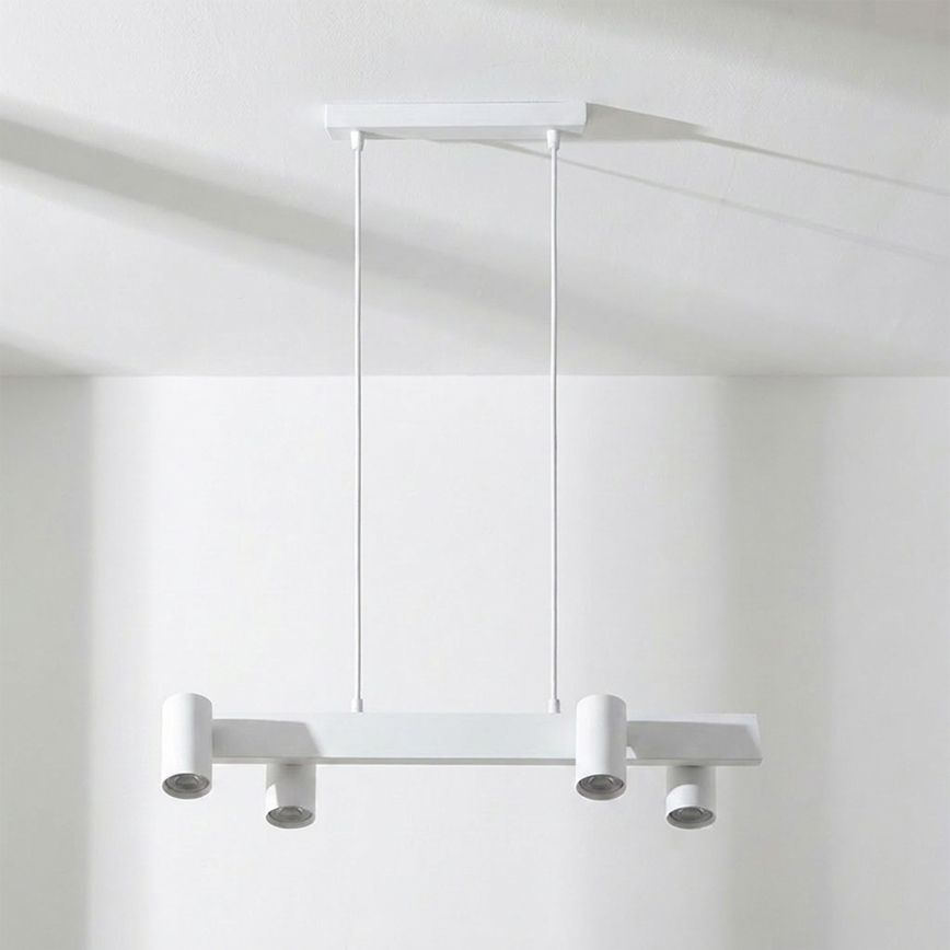 Brilagi - Kábeles csillár SELE 4xGU10/30W/230V fehér