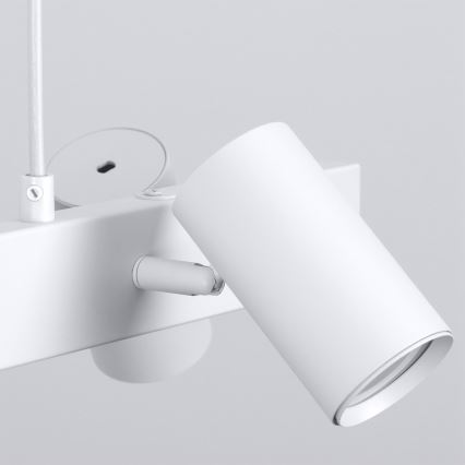 Brilagi - Kábeles csillár SELE 4xGU10/30W/230V fehér