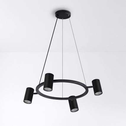 Brilagi - Kábeles csillár SELE 4xGU10/30W/230V fekete