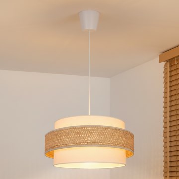 Brilagi - Kábeles csillár SPACE 1xE27/60W/230V Ø 40 cm bézs/krém
