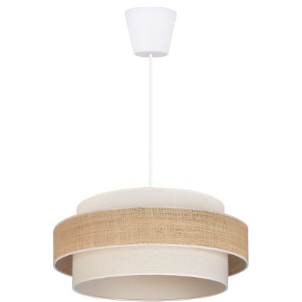 Brilagi - Kábeles csillár SPACE 1xE27/60W/230V Ø 40 cm bézs/krém