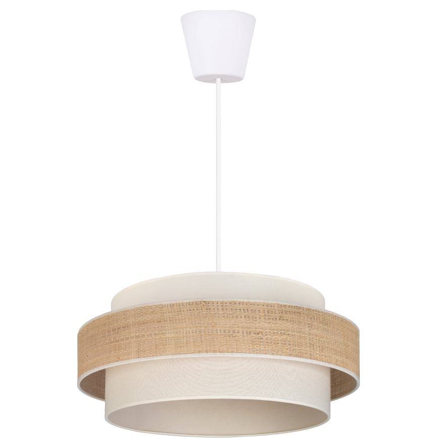 Brilagi - Kábeles csillár SPACE 1xE27/60W/230V Ø 40 cm bézs/krém