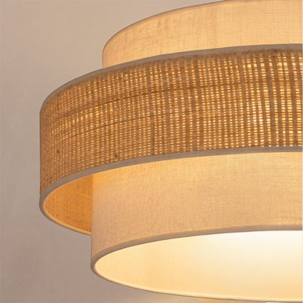 Brilagi - Kábeles csillár SPACE 1xE27/60W/230V Ø 40 cm bézs/krém