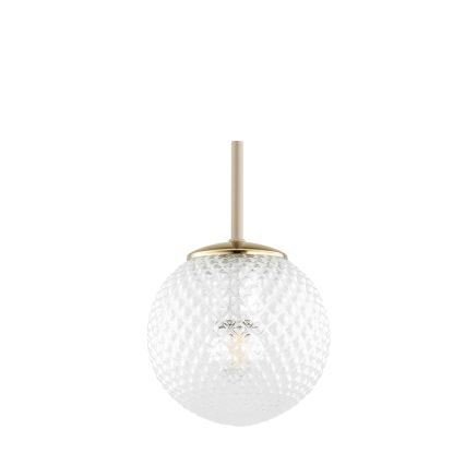 Brilagi - Kábeles csillár STELLA 1xE27/60W/230V Ø 15 cm bézs/arany