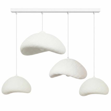 Brilagi - Kábeles csillár WABI SABI 4xE27/40W/230V fehér