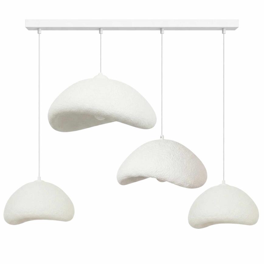 Brilagi - Kábeles csillár WABI SABI 4xE27/40W/230V fehér