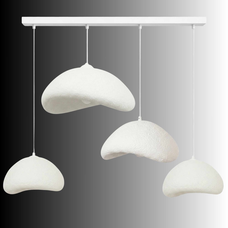 Brilagi - Kábeles csillár WABI SABI 4xE27/40W/230V fehér