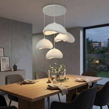 Brilagi - Kábeles csillár WABI SABI 4xE27/40W/230V Ø 90 cm fehér