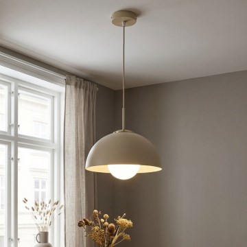 Brilagi - Kábeles függeszték 1xE27/60W/230V Ø 30 cm bézs/arany