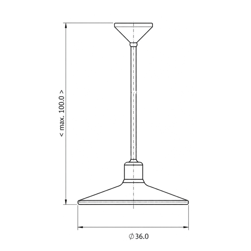 BRILAGI - Kábeles függeszték FORGE 1xE27/60W/230V, átm. 36 cm, patina/réz