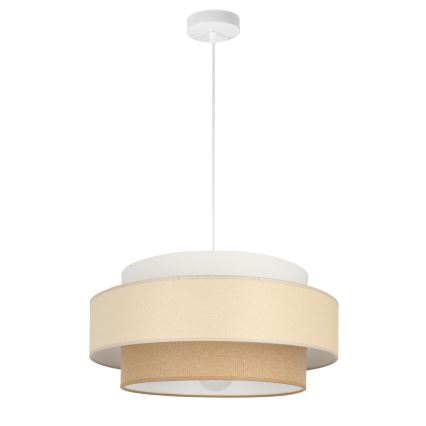 Brilagi - Kábeles függeszték RESNA 1xE27/60W/230V átm. 40 cm krém/bézs