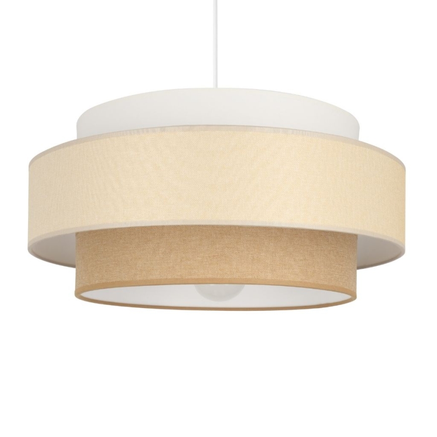 Brilagi - Kábeles függeszték RESNA 1xE27/60W/230V átm. 40 cm krém/bézs