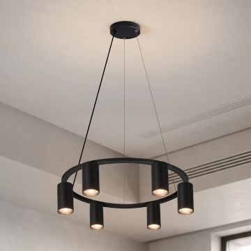 Brilagi - Kábeles függeszték SELE 6xGU10/30W/230V fekete