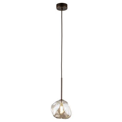 Brilagi - Kábeles függeszték VULCANO 1xG9/8W/230V átm. 15 cm bronz/füstös bézs