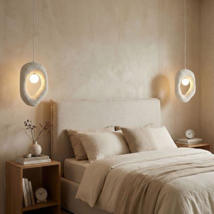 Brilagi - Kábeles függeszték WABI SABI 1xG9/8W/230V fehér