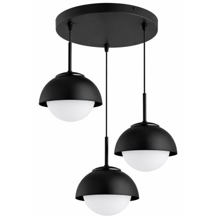 BRILAGI - Kábeles függőlámpa COSMO 3xE27/60W/230V fekete