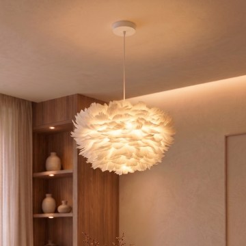 Brilagi - Kábeles függőlámpa FEATHER 3xE27/40W/230V átm. 40 cm fehér