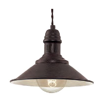 Brilagi - Kábeles függőlámpa FORGE 1xE27/60W/230V átm. 22 cm fekete