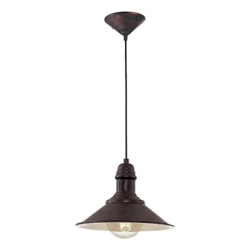 Brilagi - Kábeles függőlámpa FORGE 1xE27/60W/230V átmérő 22 cm barna