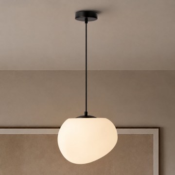BRILAGI - Kábeles függőlámpa PEBBLES 1xE27/40W/230V átmérő 25 cm fekete