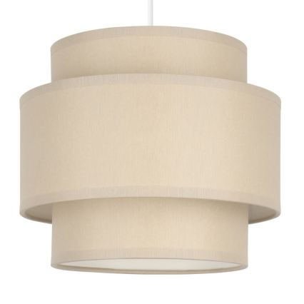 Brilagi - Kábeles függőlámpa RESNA 2xE27/60W/230V, átm. 30 cm, bézs