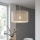 Brilagi - Kábeles függőlámpa SIRIJA MODERN 1xE27/60W/230V Ø 35 cm fehér