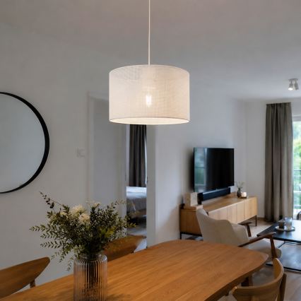 Brilagi - Kábeles függőlámpa SIRIJA MODERN 1xE27/60W/230V Ø 35 cm fehér