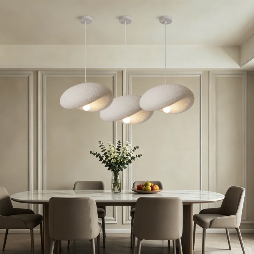 BRILAGI - Kábeles függőlámpa WABI SABI 1x E27/60W/230V Ø 40 cm fehér